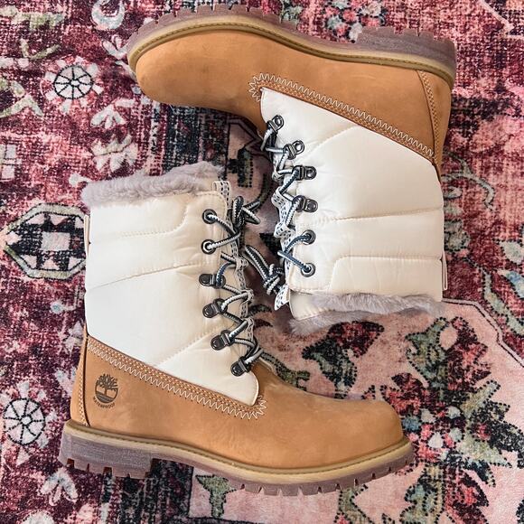 Timberland Womens inch Premium Puffer Waterproof Boot sz 8.5 - Picture 1 of 6